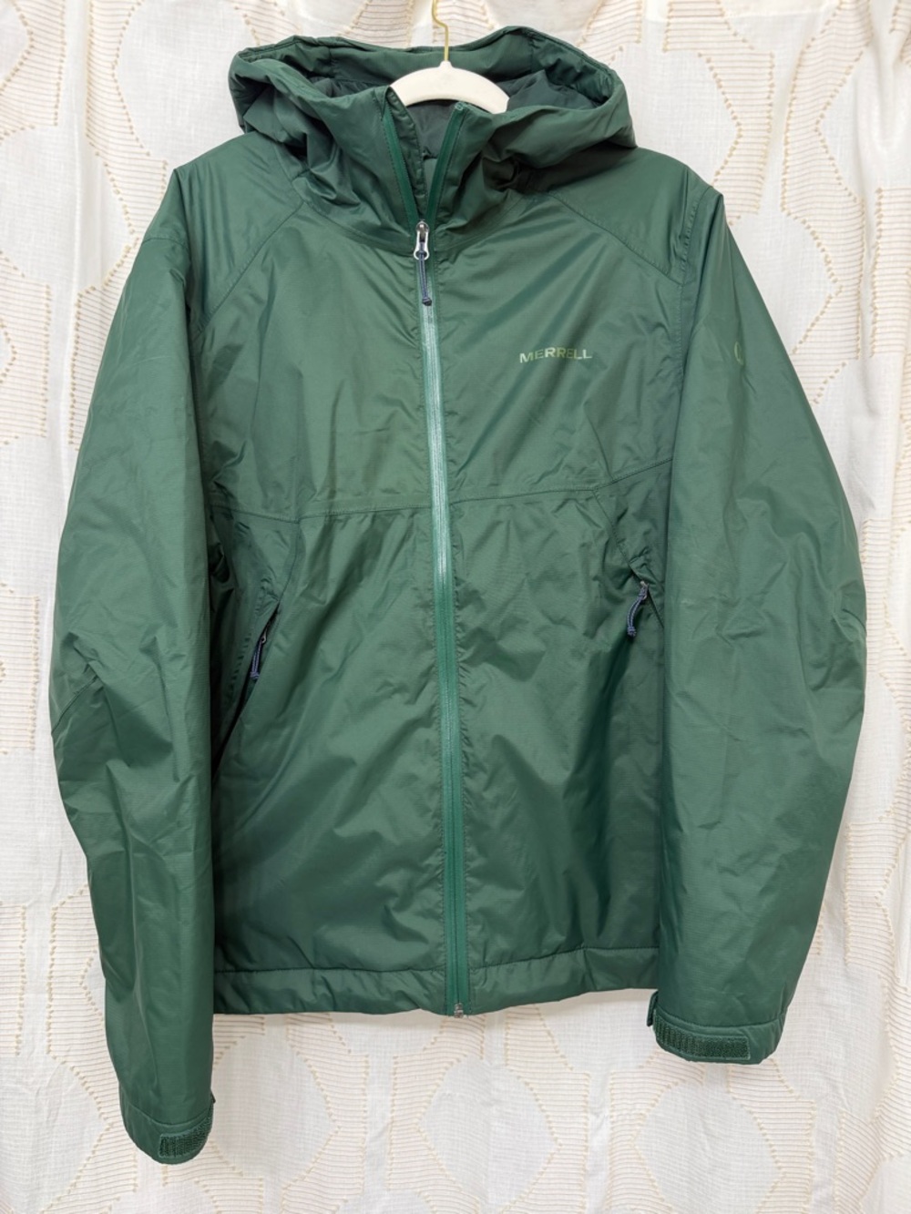 Merrell Forest Green Hooded rain insulated